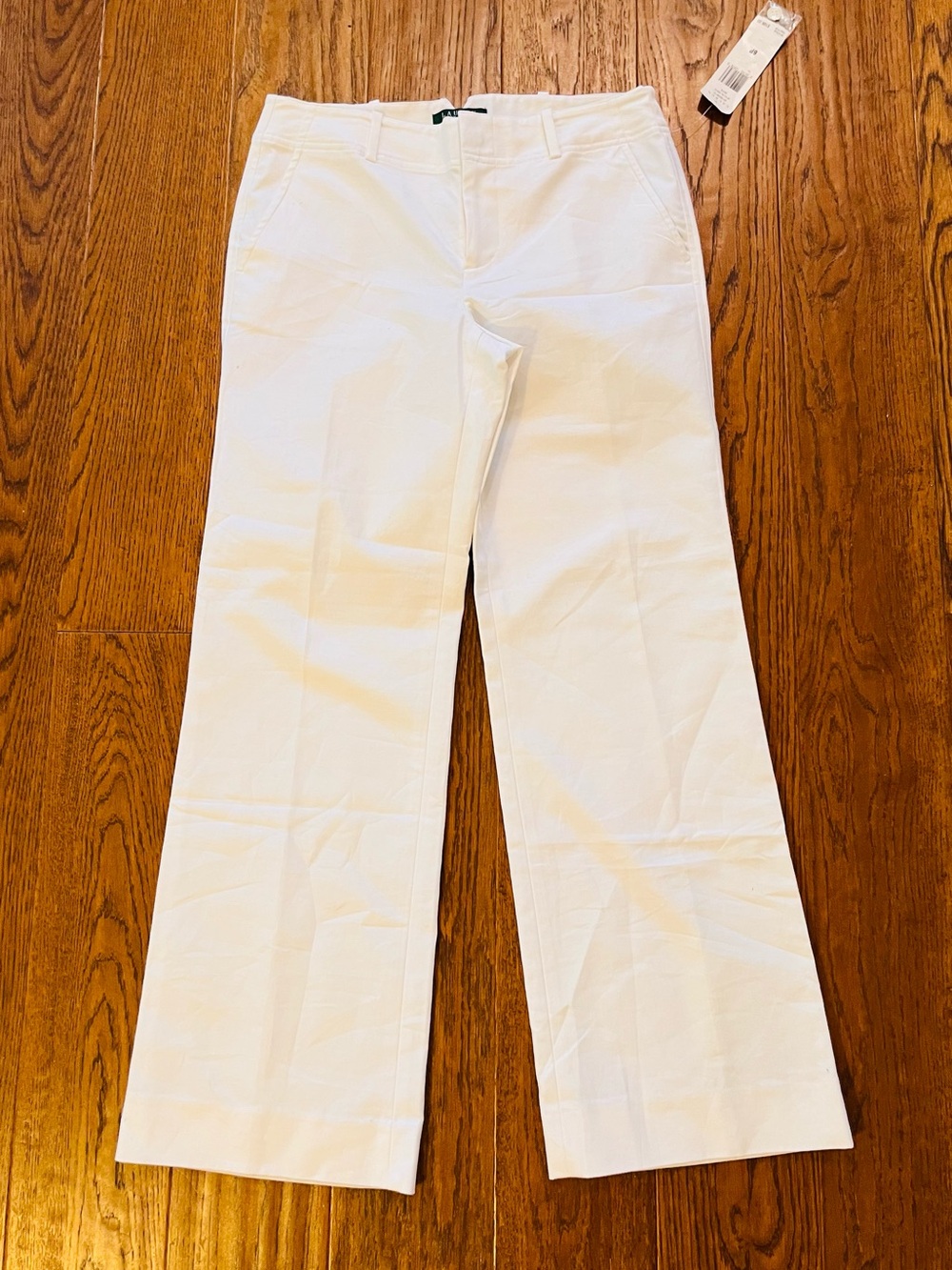 Lauren Ralph Lauren Women's White Wide-Leg Trousers